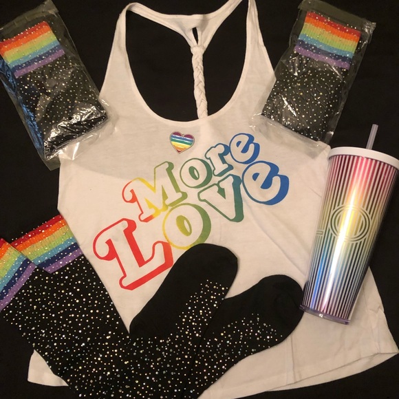 *SOLD*🌈RHINESTONE RAINBOW KNEE HIGHS!!🌈 - Picture 2 of 7